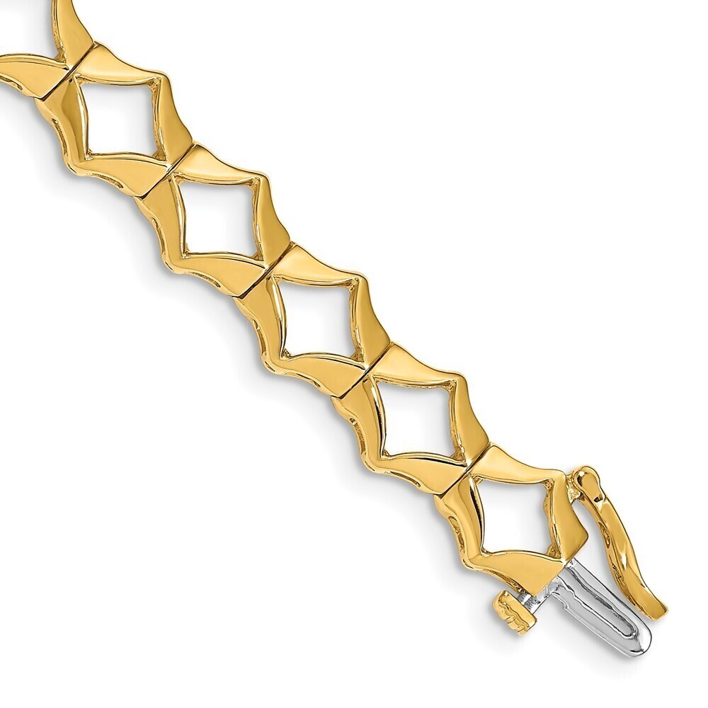 Kazi Luxury 14k Holds 21 up to 2.75mm Stones, Add-a-Diamond Tennis Bracelet